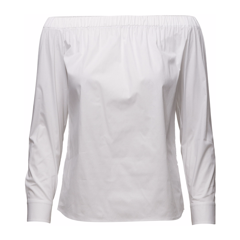 Hugo Boss 'Bagiana' Off The Shoulder Top in White