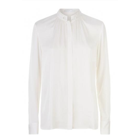 Hugo Boss 'Blusil' Stretch Silk Blouse in White