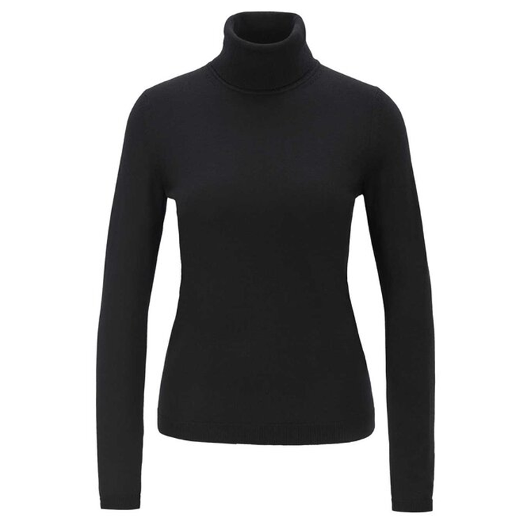 Hugo Boss 'Famaurie' Roll-Neck Sweater in Black