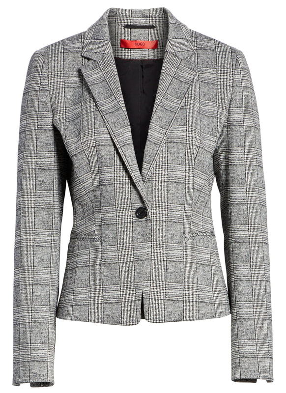 Hugo Boss Asima Check Suit Jacket