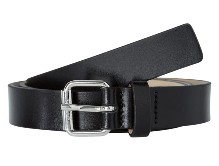 Hugo Boss 'Ley-D' belt in black leather