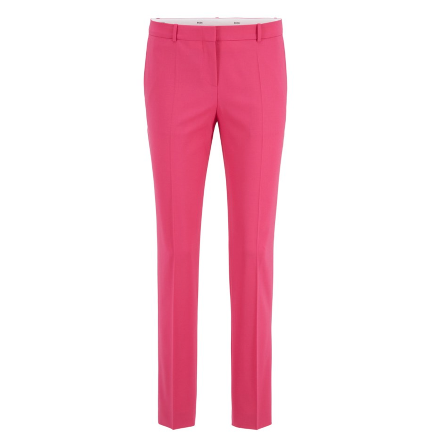 Hugo Boss Tiluna1 Trousers in Hot Pink