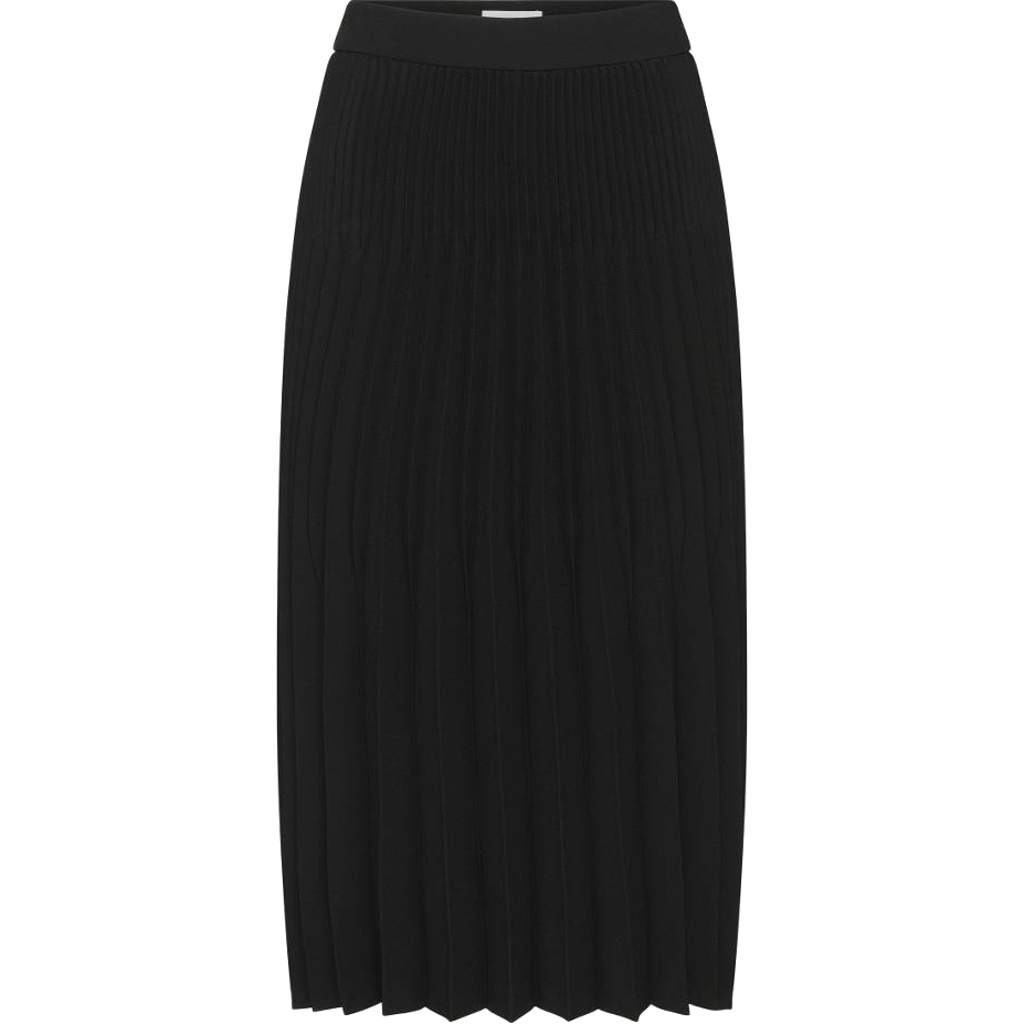 Hugo Boss Vikina Pleated Skirt in Black