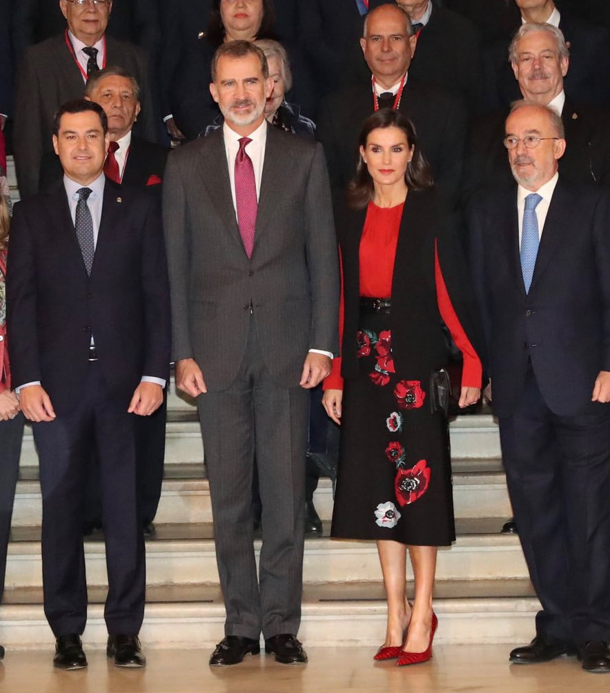 The King and Queen of Spain attended events in Seville to mark the XVI Congress of the Association of Academies of the Spanish Language