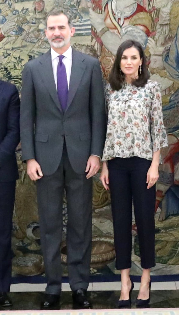 The King and Queen of Spain received two audiences at the Palace of Zarzuela on 25 February 2020