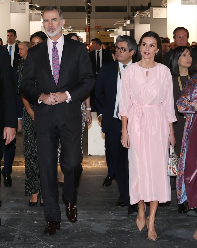 King Felipe VI and Queen Letizia of Spain inaugurated the 42nd edition of the ARCOmadrid fair on 23rd February 2023