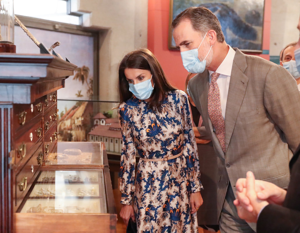 The King and Queen of Spain visited the National Museum of Natural Sciences on 15 June 2020