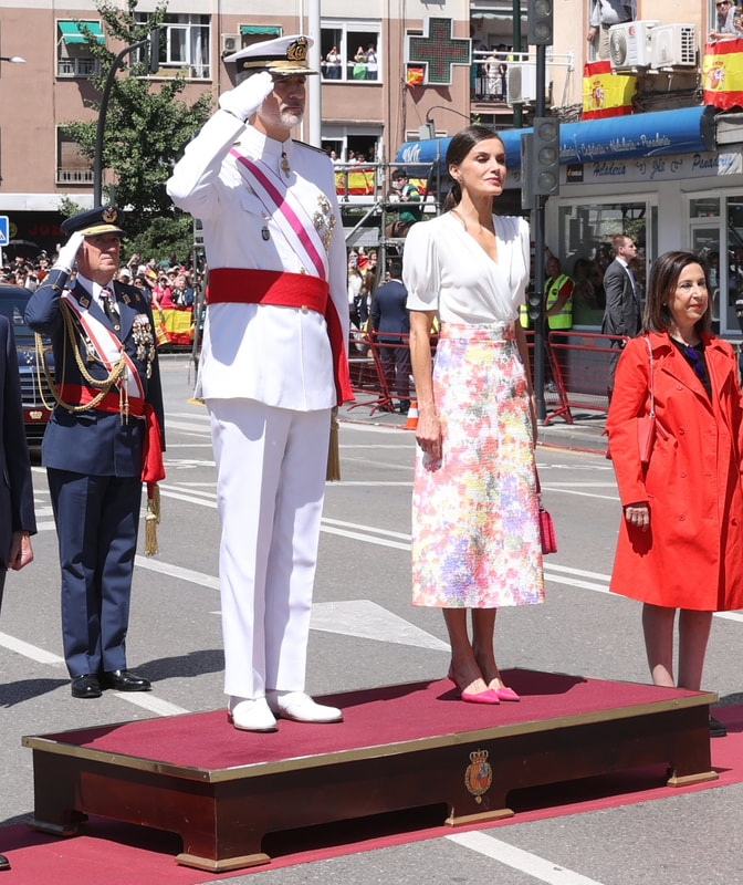 King Felipe VI and Queen Letizia of Spain marked Armed Forces Day with events in the coastal town of Motril, Granada on 3rd June 2023