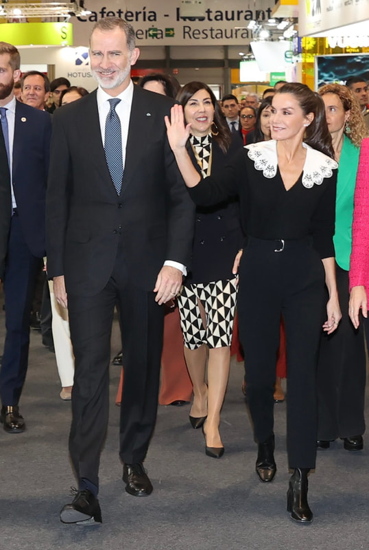 King Felipe VI and Queen Letizia of Spain presided over the inauguration of the 2023 edition of the International Tourism Fair (FITUR) in Madrid on 18th January 2023