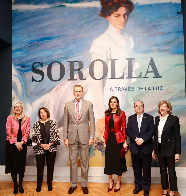 King Felipe VI and Queen Letizia inaugurated the exhibition 