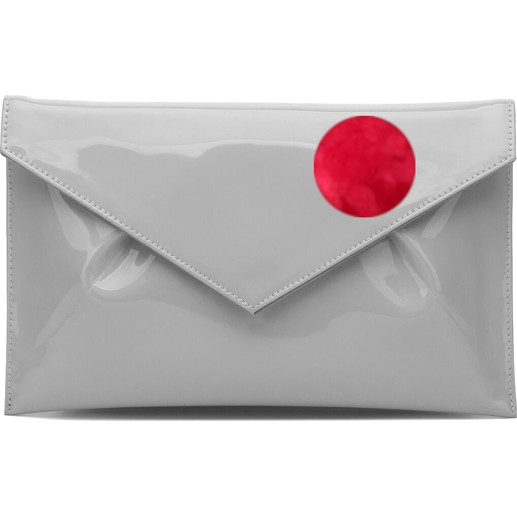 Magrit Kares Clutch in Red Suede