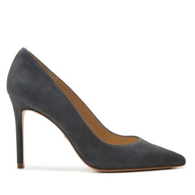Magrit 'Mila' Pump in Anthracite Suede
