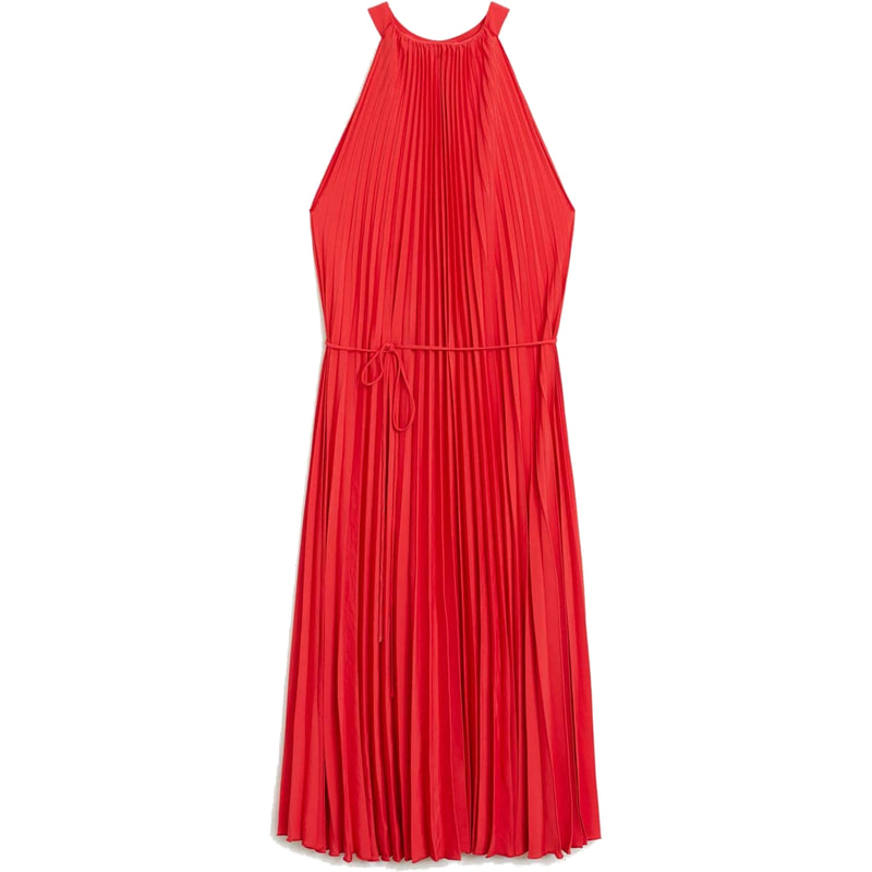 Mango 'Agosto' Dress in Red