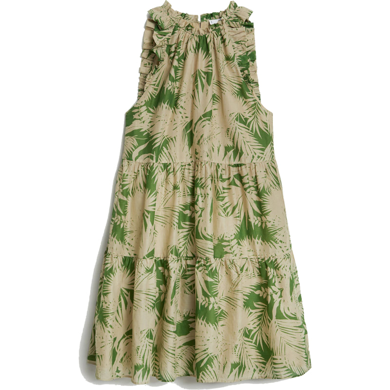 Mango Kai Tropical print dress