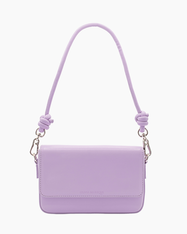 Olivia Mareque Pantone Bag with knot strap in 2563C 