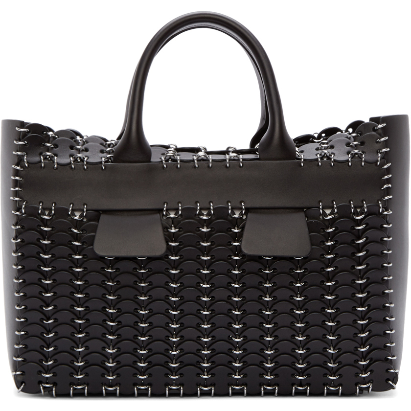Paco Rabanne Chain-Mail 14#01 Cabas Small Tote Bag