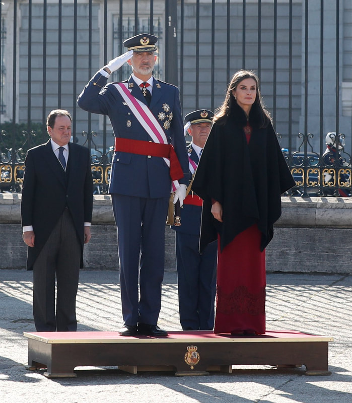 King Felipe VI and Queen Letizia of Spain attend Pascua Militar on 6th January 2023