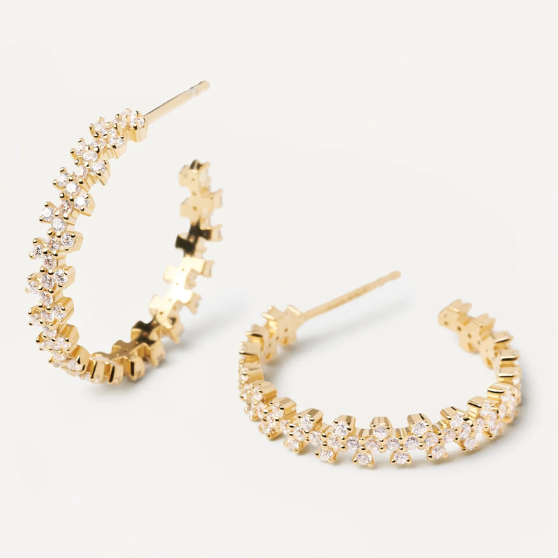 PDPAOLA Crown Earrings in Gold
