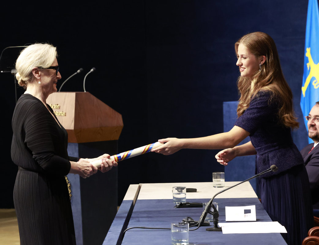 Princess Leonor delivers Princess of Asturias Award for the Arts to Meryl Streep