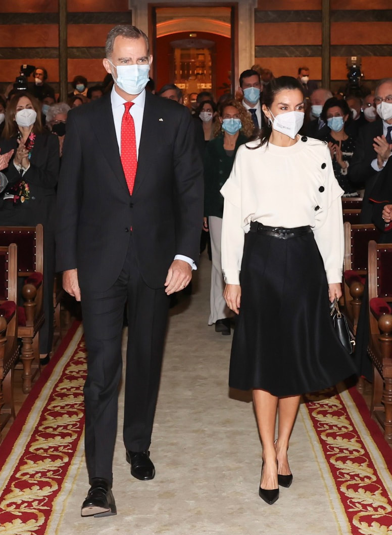 King Felipe VI and Queen Letizia preside over the 70th anniversary of the Association of Academies of the Spanish Language (ASALE) on 10 December 2021
