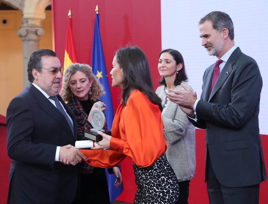 King Felipe VI and Queen Letizia deliver Accreditation of the VIII edition of the Honorary Ambassadors of the Spain Brand