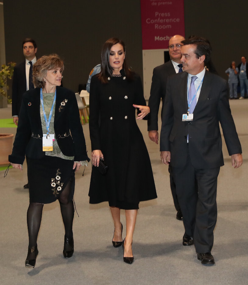 Queen Letizia attends COP25 Health and Climate Change seminar