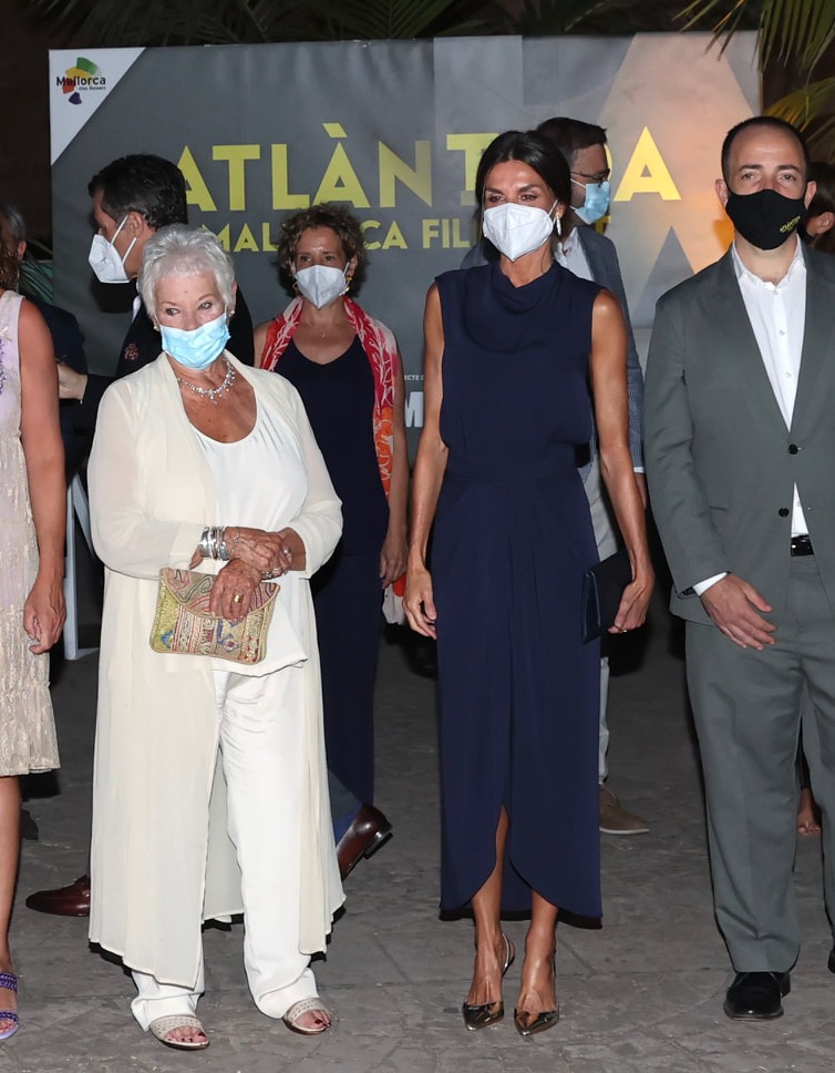 Queen Letizia of Spain presided over the closing gala of the 11th edition of the 'Atlàntida Mallorca Film Fest 2021' at 'La Misericordia' Cultural Center, Palma