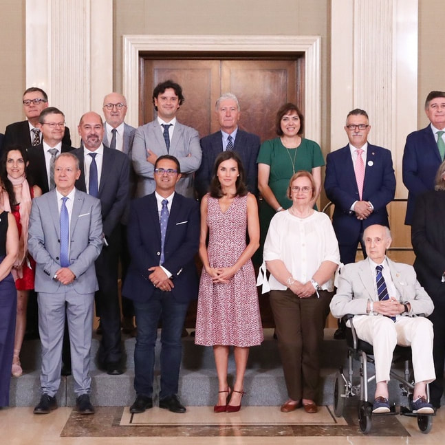 Queen Letizia audience with FEDER July 2019