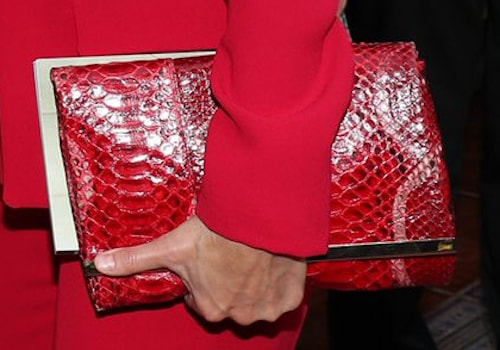 Queen Letizia carries Carolina Herrera 'Maysa' clutch bag