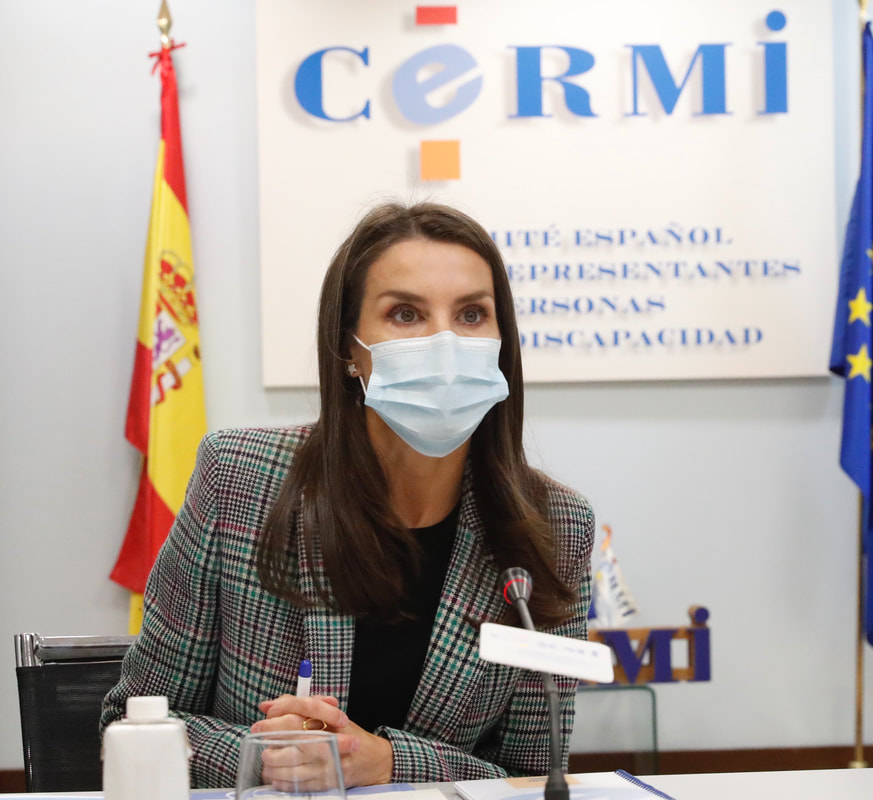 Queen Letizia held a meeting with CERMI on 27 October 2020