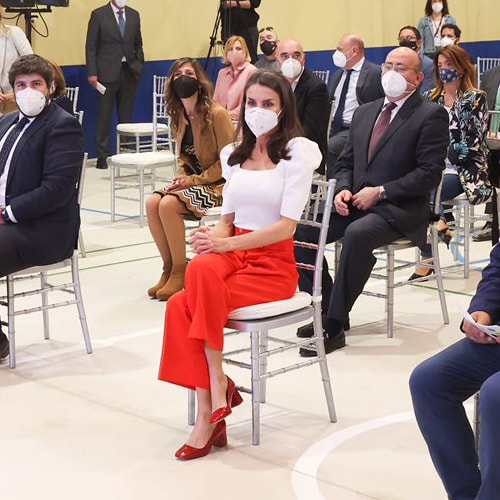 Queen Letizia of Spain chaired the FEDER VI Educational Congress on 30 April 2021