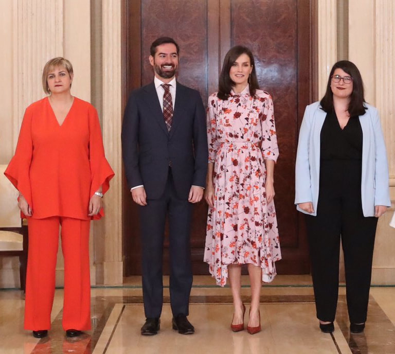 Queen Letizia receives in audience Federación de Asociaciones de Celíacos de España FACE (Federation of Celiac Associations of Spain)