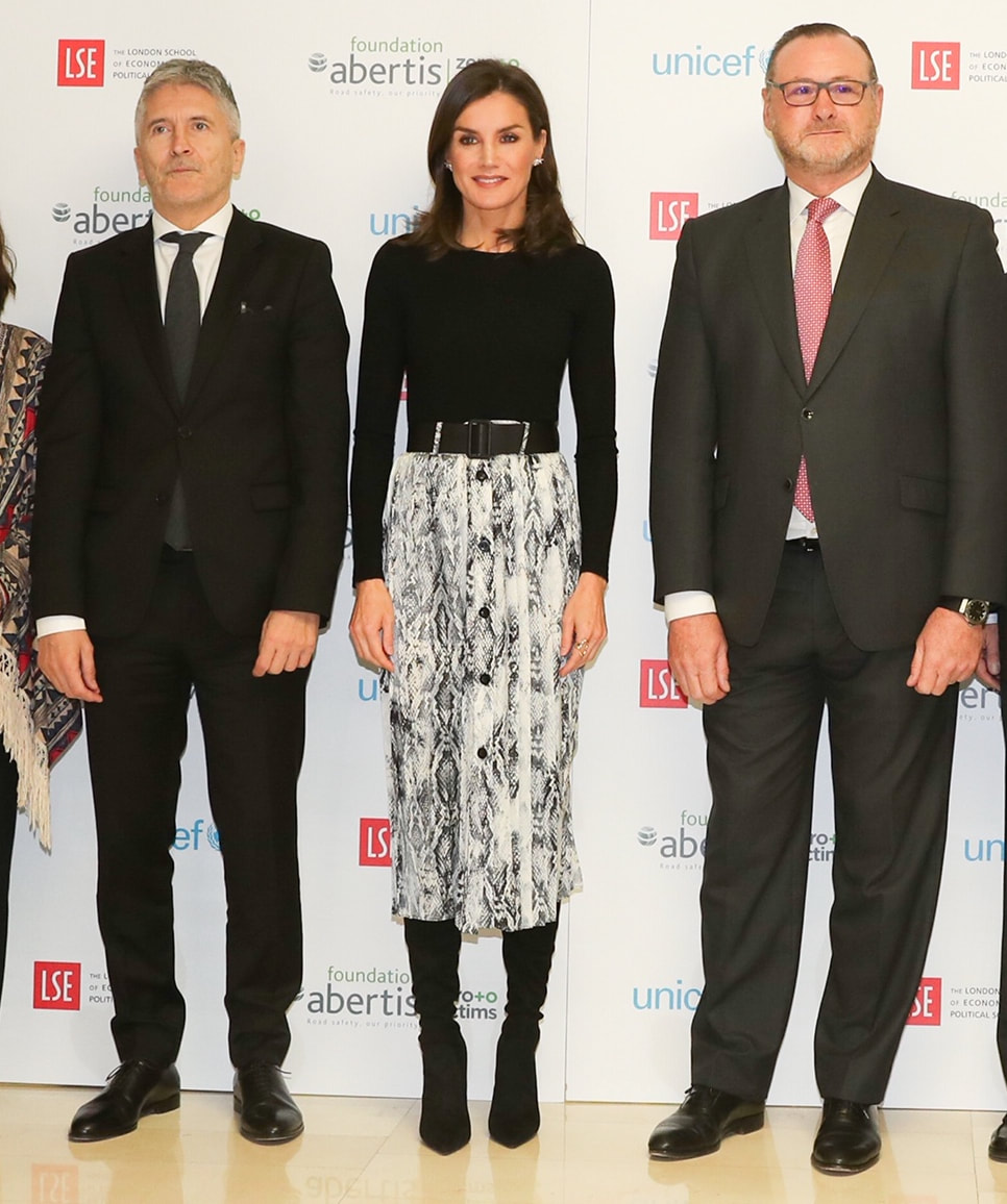 Queen Letizia attends First Global Forum on the Socioeconomic Impact of Traffic Accidents with Child Victims 2019