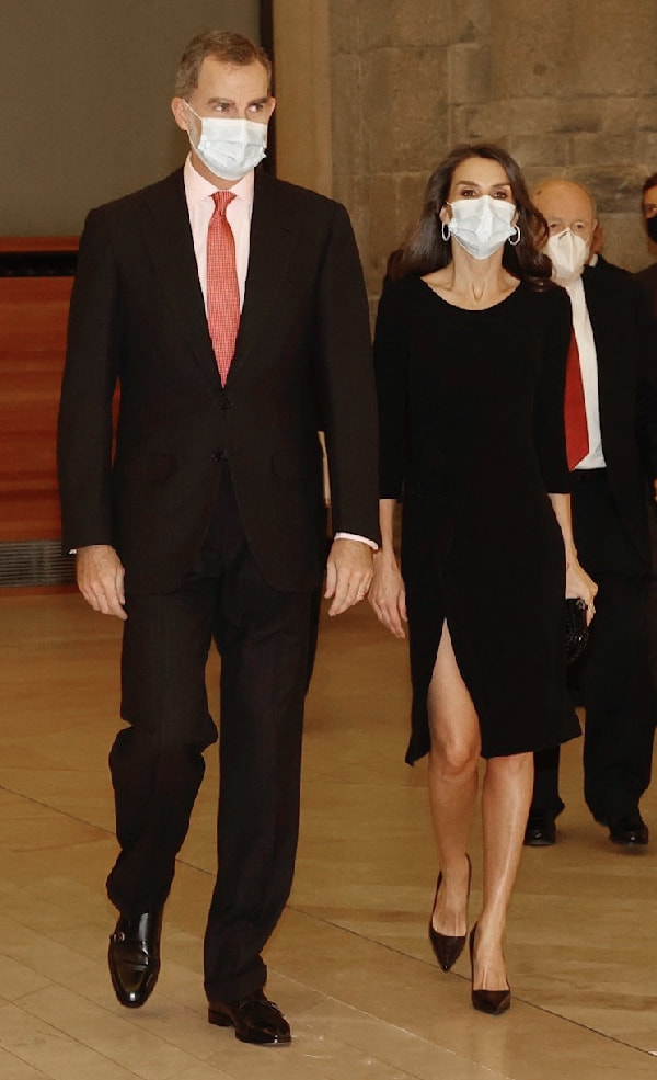 King Felipe VI and Queen Letizia of Spain attended the ceremony of the XXXVII edition of the 'Francisco Cerecedo' Journalism Award on 18 November 2020