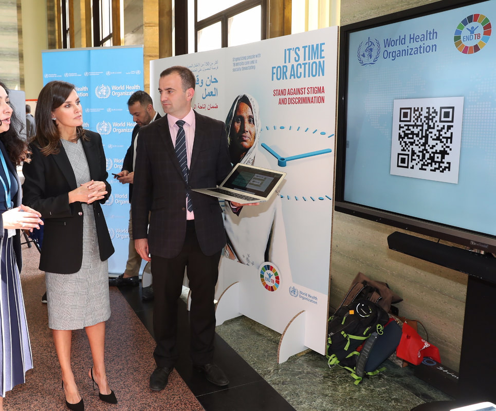 Queen Letizia attends presentation of the 'Global Energy and health platform' at the World Health Assembly held at the headquarters of World Health Organization in Geneva