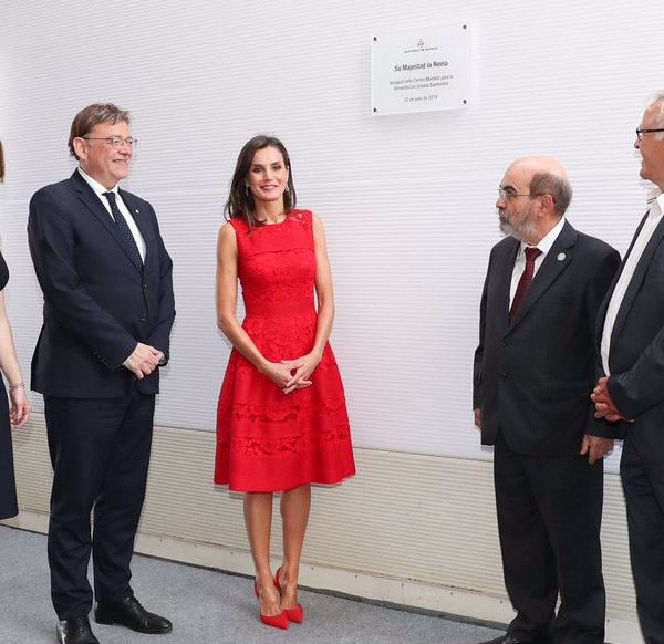 Queen Letizia inaugurates the World Sustainable Urban Food Centre CEMAS July 2019
