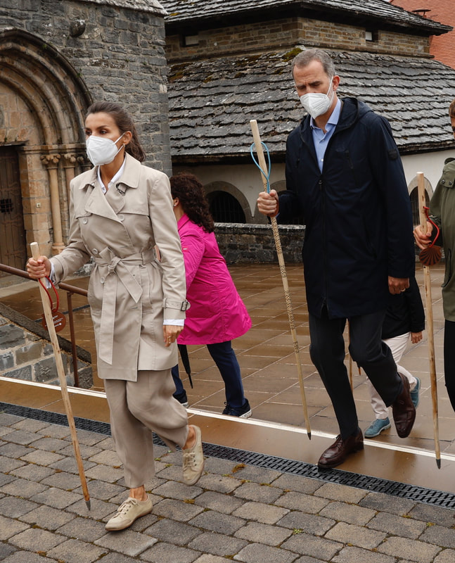 King Felipe VI and Queen Letizia of Spain presided over the solemn opening ceremony of the Jacobean Year 2021-2022, in the Navarra town of Roncesvalles on 12 July 2021