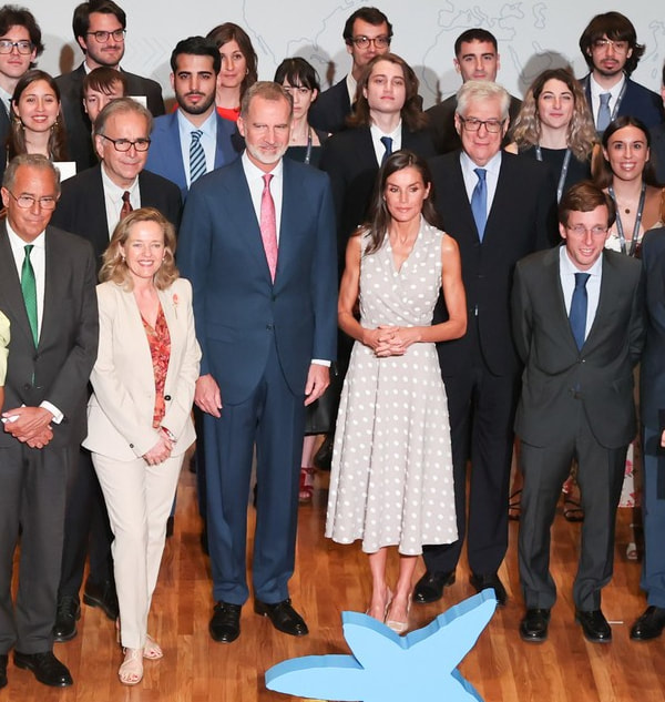 King Felipe and Queen Letizia of Spain presided over the award ceremony for the 41st edition of the ”la Caixa” Foundation Scholarship Program for postgraduate studies abroad on 12 July 2023