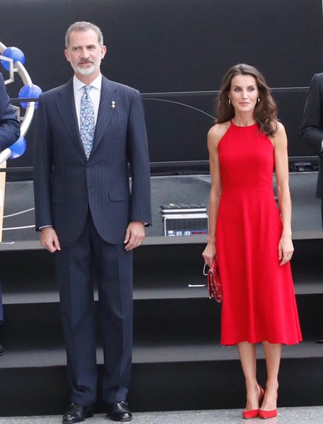 King Felipe Vi and Queen Letizia preside over the presentation ceremony of the 2019 National Innovation and Design Awards on 3 July 2020