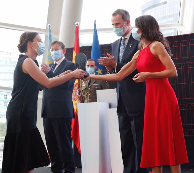 King Felipe Vi and Queen Letizia deliver the 2019 National Innovation and Design Awards on 3 July 2020
