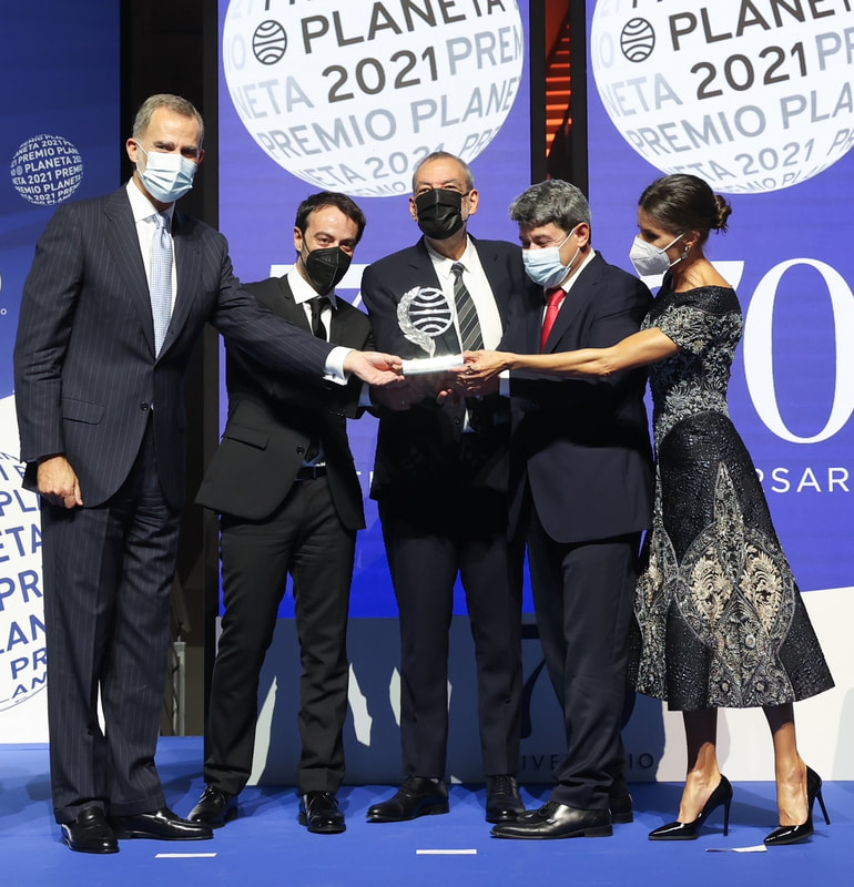 King Felipe VI and Queen Letizia of Spain presided over the award ceremony of the 'Planeta de Novela Award', a Spanish literary prize on 16 October 2021