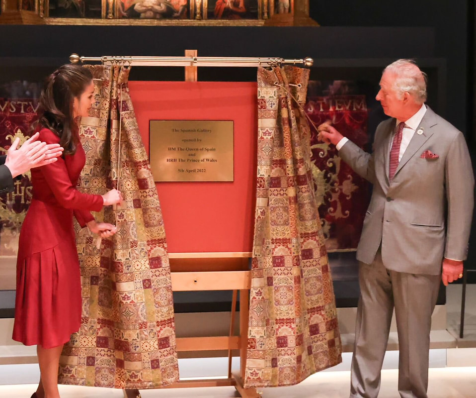 Queen Letizia and Prince Charles open Spanish Gallery in Auckland Castle on 5 April 2022