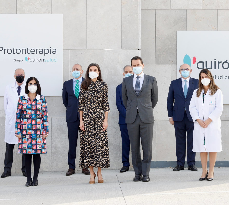 Queen Letizia of Spain visited the QuirónSalud Proton Therapy Center on 11 February 2022