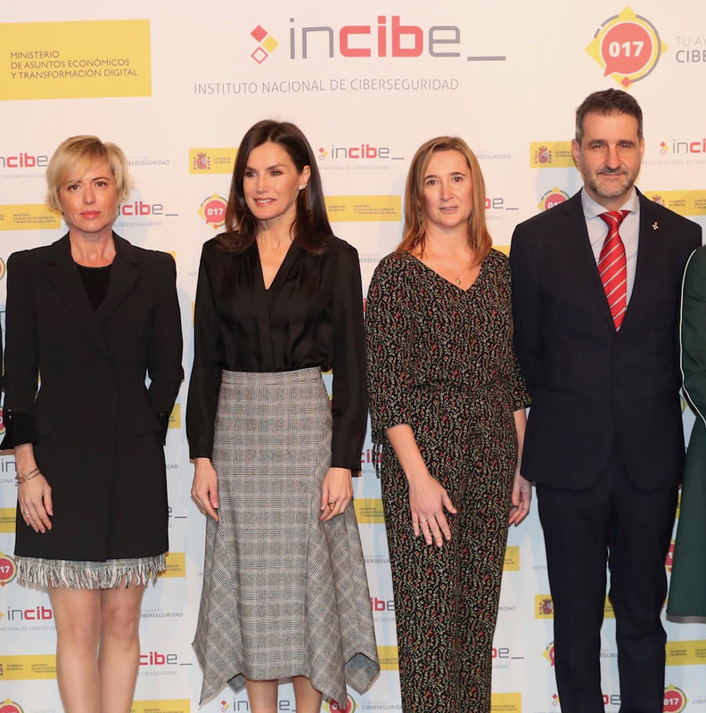 Queen Letizia attends Safer Internet Day 2020 events in Madrid