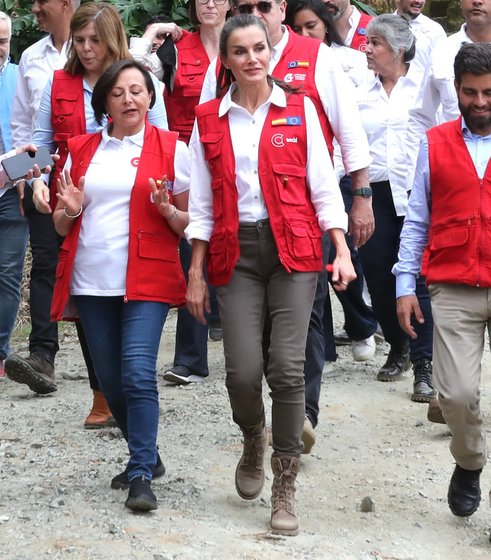 Queen Letizia on Day 2 of Spanish Cooperation trip to the Republic of Colombia 2023