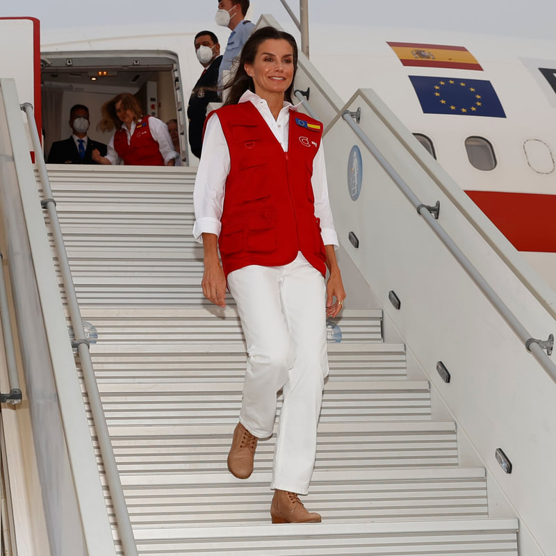 Queen Letizia of Spain arrived in the Islamic Republic of Mauritania to commence her 3-day Spanish Cooperation trip to the Northwest African country on 31 May 2022