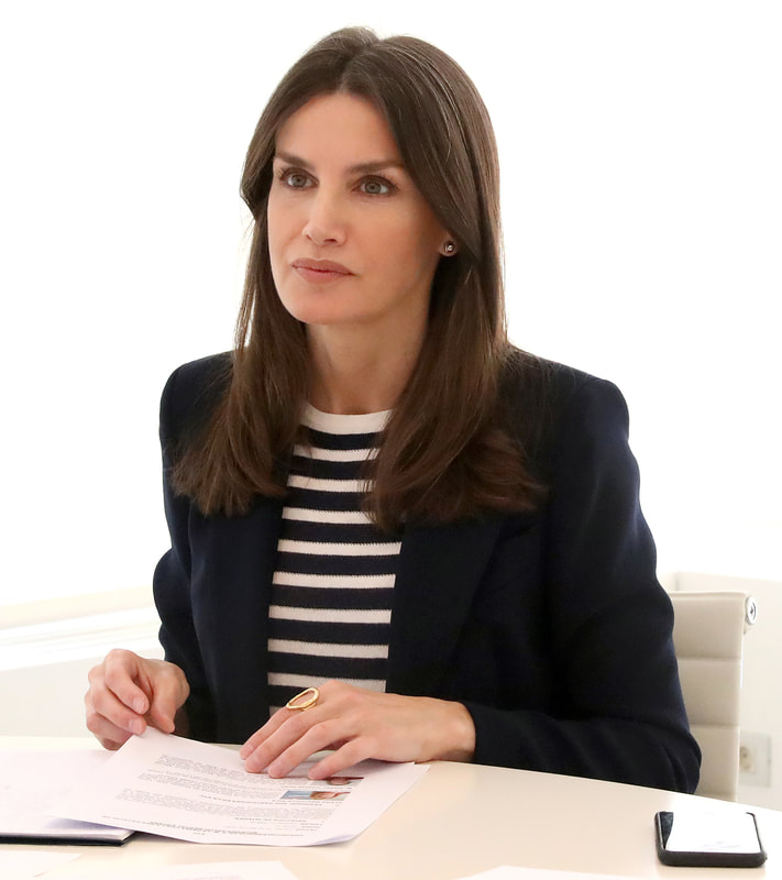 Queen Letizia holds video conference with State Network of Women's Mental Health