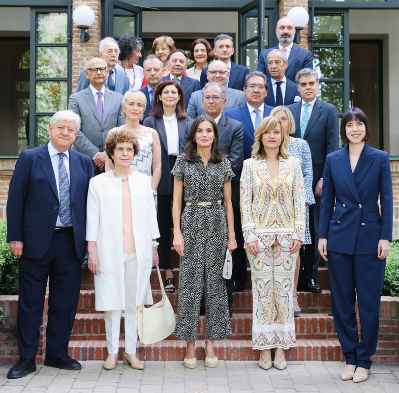 Queen Letizia of Spain chaired a meeting with the Student Residence Board in Madrid on 17 June 2022