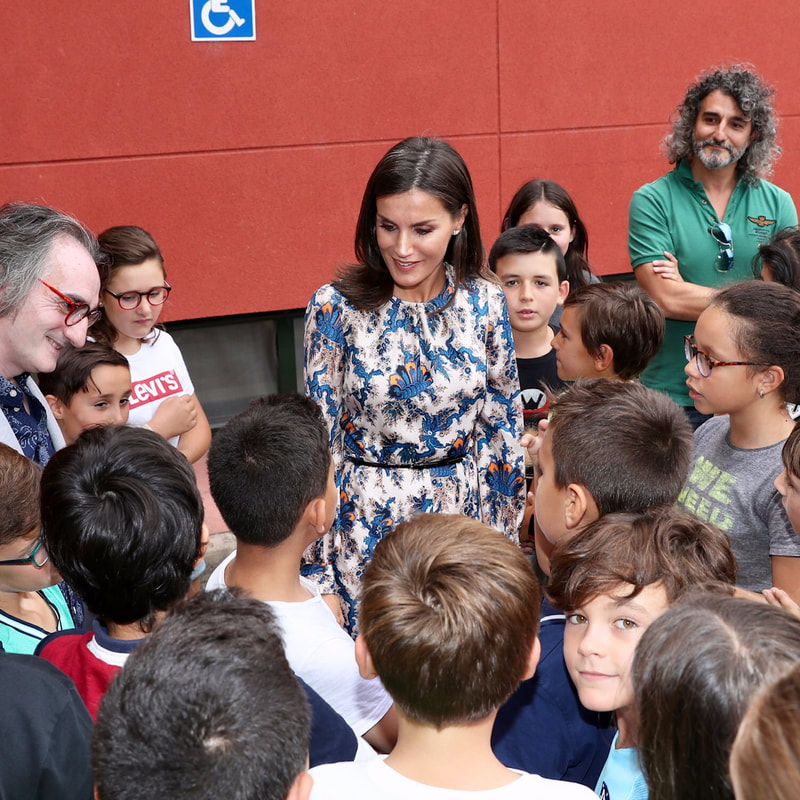 Queen Letizia visits CREER Center in Burgos