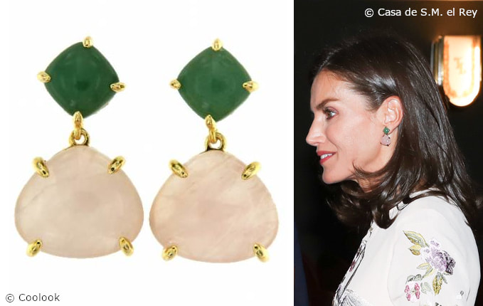 Queen Letizia wears Coolook 'Sarin' earrings